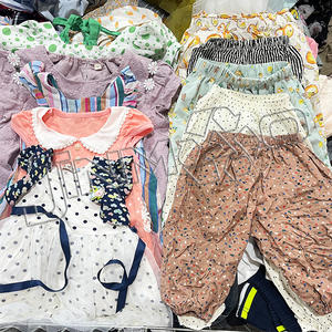 Venta al por mayor Ropa de segunda mano <span class=keywords><strong>Boutique</strong></span> Pequeño 5 años de edad Niños Pantalones de mezclilla Niños Algodón Verano Mixto Tailandia - Product Image 5