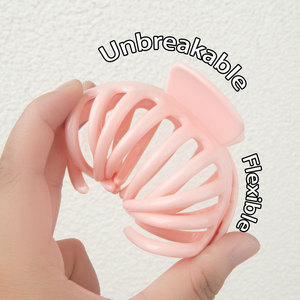Soft Rubber Shark <b>Clip</b> Pink Blue Khaki White Off-White Dark Brown Red Daily Use Gripper Hair <b>Clip</b> Headdress Baking Paint - Product Image 3