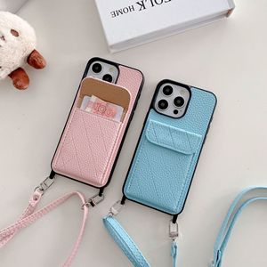 Tschick adapté pour iPhone 16 Pro Max 13 12 14 15 Pro Max 15 Plus portefeuille bandoulière étui de téléphone pochette en cuir lanière couverture - Product Image 1