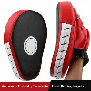 Target Tangan Melengkung Bahan PU untuk Tinju Taekwondo Sanda Dewasa & Anak, Penggunaan di Rumah, Perlengkapan Pelindung Latihan Profesional - Product Image 3