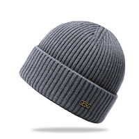 Produit tendance 2026, bonnets d'hiver classiques de haute qualité, broderie personnalisée du logo, bonnets en tricot, bonnet en tricot avec logo personnalisé