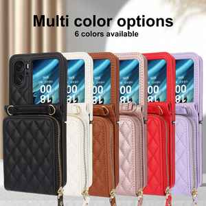Funda de Teléfono Tipo Cartera con Ranuras para Tarjetas, Diseño INS de Cuero PU, a Prueba de Golpes, para <span class=keywords><strong>Oppo</strong></span> Find N2 <span class=keywords><strong>Flip</strong></span> y N3 - Product Image 2