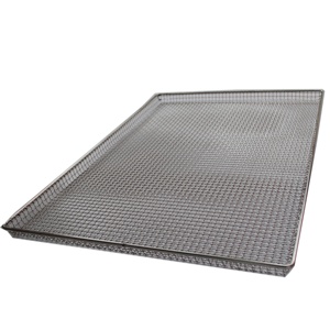 Plateaux <span class=keywords><strong>de</strong></span> <span class=keywords><strong>cuisson</strong></span> perforés plats en acier inoxydable <span class=keywords><strong>de</strong></span> qualité alimentaire pour le séchage - Product Image 4