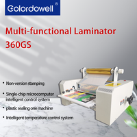 Laminadora a Quente e Frio WD-360GS 340mm/13'' com Função de Estampagem a Frio para Processamento de Papel
