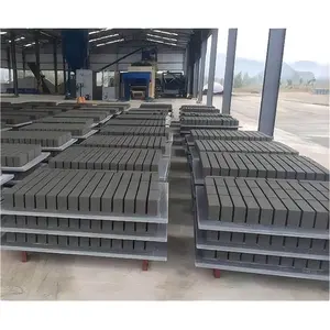 QT4-24 block machine concrete interlock brick making machinery fly ash paver production line