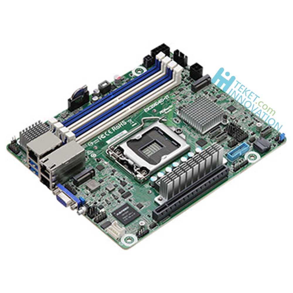 Asrock Rack Server MB E3C256D4I-2T - Supports ATX PSU/IPMI