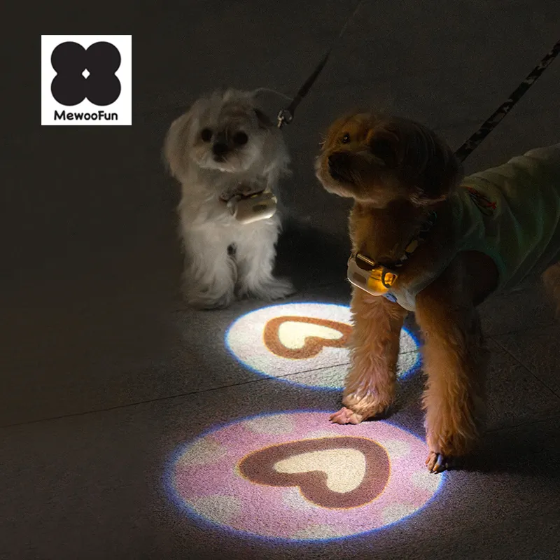 MewooFun New Style Rechargeable Dog Collar Light Dog Night Light Pet Led Light for Dog