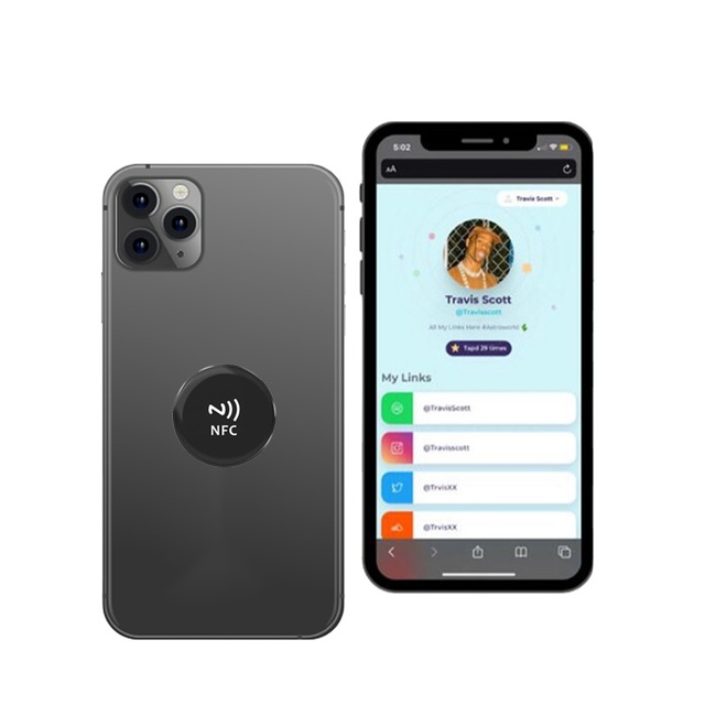 Custom Programmable NFC Tag 213/215/216 Social NFC Sticker