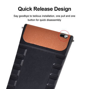 Alta calidad 22mm correa de cuero suave Retro Vintage Charm correa de reloj para hombres pulsera de Material de TPU de moda - Product Image 5