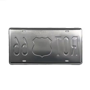 <span class=keywords><strong>Plaque</strong></span> d'<span class=keywords><strong>immatriculation</strong></span> de voiture en aluminium personnalisée, souvenir promotionnel à prix réduit - Product Image 4