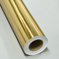 Transferfolie Glänzend Gold Schneidefolie Rolle Glatt Abziehbar Feine Linien Schnittfähig für Hochzeitsfeiern Event-Dekoration Beschriftung