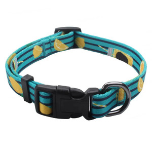 2023 Best Quality Customizable Designer <b>Dog</b> Collar Adjustable Waterproof Pet Supplies with Polyester Nylon Rubber Materials - Product Image 1