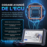 MUCAR 892BT 35 Resets, Actualización Gratuita, Herramienta de Diagnóstico Profesional CANFD DOIP, Escáner de Automóviles OBD2 con Sistema Completo Inteligente IA