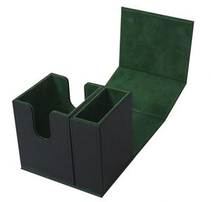 Boîte de rangement en gros pour cartes de jeu à chargement par le haut avec plateau à dés amovible pour collection - Product Image 6
