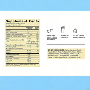 Chất Dinh Dưỡng Thể Thao Nhãn Hiệu Riêng Tự Nhiên Oem Tùy Chỉnh Phụ Kiện Tập Luyện Trước Khi Tập Luyện Có Hương Vị Cho Nam - Product Image 5