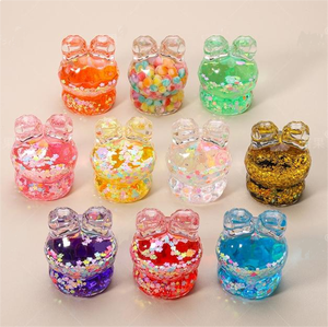 New Cute Cartoon Fashion Large-sized Flowing <b>Sand</b> Face-Changing Lucite Irregular Shape Charms DIY Desktop Home <b>Decoration</b> Car - Product Image 4