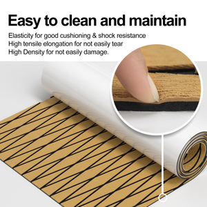 WOOWAVE all'ingrosso di grado marino EVA Foam pavimenta per barche pavimentazioni 6mm di spessore piscina <span class=keywords><strong>mare</strong></span> ponte Pad EVA antiscivolo foglio - Product Image 5