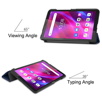 Étui pour tablette pliable à trois volets 7 pouces en cuir PU pour Lenovo Tab M7 TB-7305x/7305i/7305f