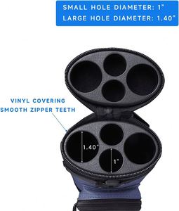 Étui de rangement multifonctionnel pour queue de billard, en nylon imperméable, pour billard à neuf boules, avec poches de rangement, échantillon gratuit - Product Image 4