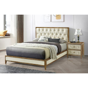 Muebles de dormitorio modernos DB, mesita de noche con acabado de nogal con hermosos cajones diseñados para uso en apartamentos o salas de estar - Product Image 4