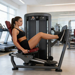 Machine de presse à jambes verticale Cheernin avec câble en acier de 6,0 mm, mouvement bioc Mécanique incurvé, entraînement sécurisé pour les clubs de fitness - Product Image 1