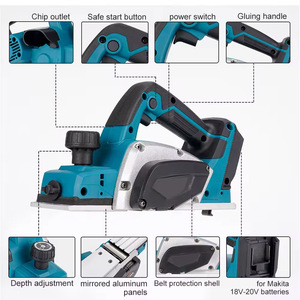 Petite <span class=keywords><strong>raboteuse</strong></span> à main multifonction pour la maison Outil <span class=keywords><strong>électrique</strong></span> rechargeable Outil de coupe du bois Machines à raboter le bois sans fil - Product Image 3