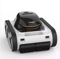 Nettoyeur de piscine robotisé sans fil FIRLAND, nettoyage automatique des parois, double brosse à rouleaux, batterie 5000 mAh, contrôle par application pour piscines enterrées