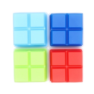 Food Grade Silicone Mold for <b>Ice</b> Cube 4 Cavities Square Shape <b>Ice</b> Making Mold Silicone <b>Ice</b> Cube Tray - Product Image 4