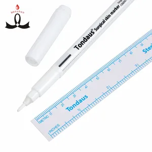 Naturalness Factory Direct Permanent Makeup White Skin Marker Pen Locate Position Eyebrows White Pen For Tattoo