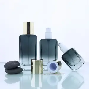 批发空乳液瓶定制标志护肤玻璃化妆品套装化妆品包装容器