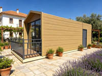Maison préfabriquée triangulaire Boxspace, maison en bois triangulaire, maisons en forme de triangle, hôtel capsule préfabriqué en conteneur à vendre