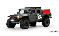 CROSSRC EMO X4 Big Leopard 1/8 4x4 RTR 2.4G Portal Axle 2 Speed Diff Lock Metal Gear Rock Crawler.