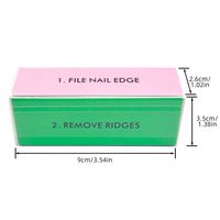 Mini lime à ongles jetable à 4 faces, bloc éponge de ponçage doux carré pour le polissage artistique, outil de ponçage des ongles