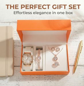 Caja de Papel Plegable Naranja de Alta Calidad Personalizada FX para Relojes, Caja de Lujo para Regalo de Relojes y Joyería - Product Image 1