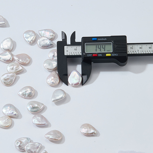 Bán Buôn Trắng Loose Ngọc Trai 14-19Mm Tear Drop Hình Bầu Dục Không Thường Xuyên Ngọc Trai Hạt - Product Image 2