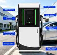 Off-grid geschikte DC snellader voor elektrische voertuigen, 40 kW, met CCS2 en batterijbuffer voor laadstation in afgelegen gebieden