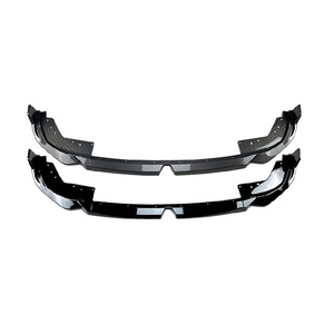 Amp Z BMW Série 3 G20 LCI M Sport Spoiler avant Noir Piano Texture Fibre de Carbone Finition Mate Pour 320i 325i 2023+ - Product Image 3