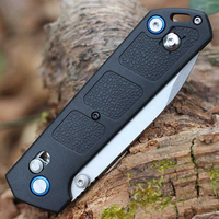 Hochwertiges Outdoor-Überlebensmesser EDC DIY OEM Multifunktionales D2-Stahlklinge G10-Griff Camping-Taschenmesser