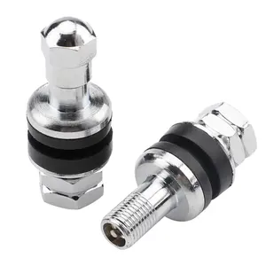 Automotive Parts Nickel-Plated Brass Truck Tire Valve Tubeless Metal Tire Valve VS-8