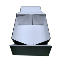 Boîte cadeau en carton pliable de grande taille avec poignées, personnalisée, pour cosmétiques