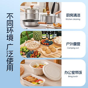 Chiffon de nettoyage jetable épais en mousse Lazy Cleaner pour la cuisine, sans résidus, sans danger pour les aliments - Product Image 2