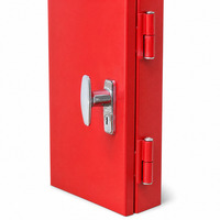 Armoire murale en acier pour tuyau d'incendie, avec fenêtre, pour équipement de lutte contre l'incendie