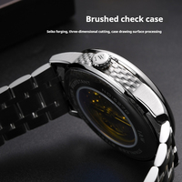 Montre mécanique de luxe pour homme IW, marque haut de gamme, entièrement automatique, acier inoxydable, mouvement Miyota, verre saphir, 50 bars d'étanchéité