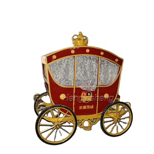 Carruaje de caballos real de alta calidad Transporte eléctrico de turismo especial de 4 ruedas del fabricante - Product Image 1