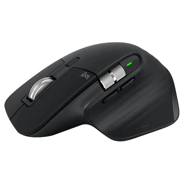 Logitech MX Master 3S Optical Wireless Mouse Ultra-Fast Scrolling, 8K DPI Track on Glass Quiet Clicks Rechargeable Multi Device