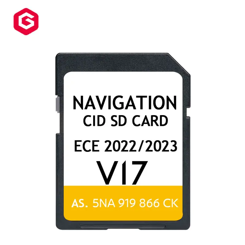 Gst Sd-kaart Auto Gps Navigatie Custom Cid Sd-kaart Schrijven/Clone Cid 8.16.32Gb Voor Gps Navi Met verwisselbare Cid Sd-kaart Kaarten Gratis