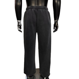 Pantalon décontracté pour homme personnalisé, taille mi-haute, 100% coton, respirant, épais, avec poches zippées discrètes, style urbain - Product Image 6