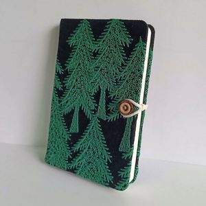 Carnet portable à couverture rigide pour étudiants, format A5/A6 pratique, broderie en tissu, petit carnet mignon, journal intime - Product Image 2