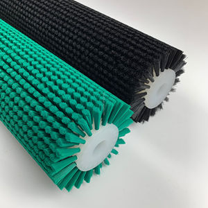 Spazzola a Rullo Cilindrica Industriale in Nylon TDF - Spirale/Tuftata per Nastro Trasportatore/Pulizia Vetri Personalizzabile - Product Image 3
