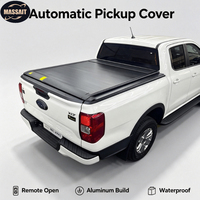 MASSAIT Couvre-benne rigide rétractable pour Toyota Hilux Revo et Ford F-150 5.5FT – Couvercle de benne à rouleaux pour pick-up